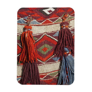 Magnet Flexible Egypte, Gizeh. Couverture de chameau aux Pyramides