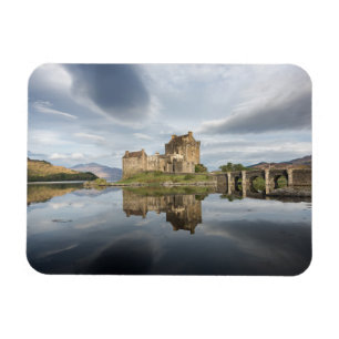 Magnet Flexible Eilean Donan Castle avec réflexion en Ecosse