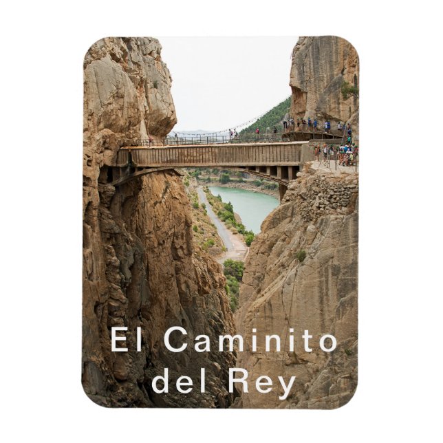 Magnet Flexible El Chorro - El Caminito del Rey. Vue 6. (Vertical)