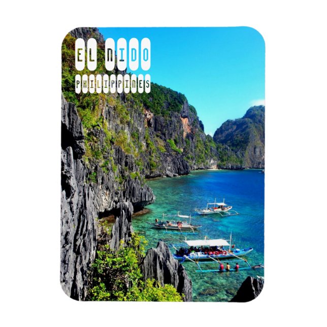 Magnet Flexible El Nido à Palawan Philippines (Vertical)