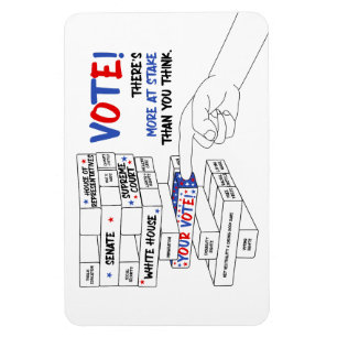 Magnet Flexible Élection Blocage Tour Plus à l'oeuvre Progrès