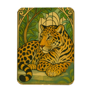 Magnet Flexible Élégance stylisée de la jungle