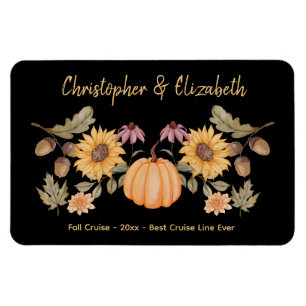 Magnet Flexible Elégant Floral Automne Cabine de l'automne Croisiè