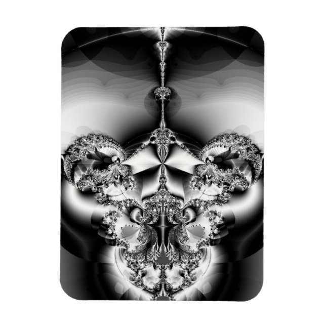 Magnet Flexible Élégant lustre en argent (Vertical)
