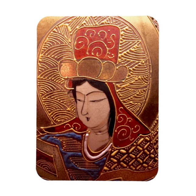 Magnet Flexible Élégante dame asiatique (Vertical)
