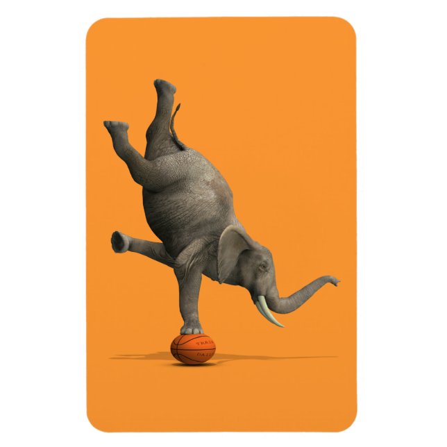 Magnet Flexible Eléphant artistique (Vertical)