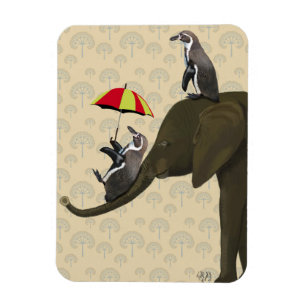 Magnet Flexible Éléphant et pingouins