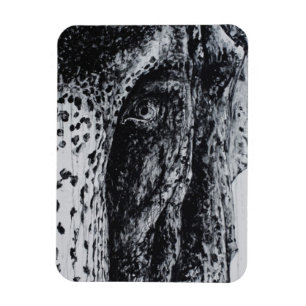 Magnet Flexible Ellie Eléphant Art de la faune asiatique Jungle An