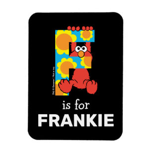 Magnet Flexible Elmo Alphabet F Fleurs