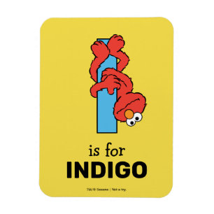 Magnet Flexible Elmo Alphabet   I Bleu