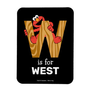 Magnet Flexible Elmo Alphabet W Bois