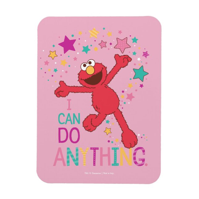 Magnet Flexible Elmo | Je Peux Tout Faire (Vertical)