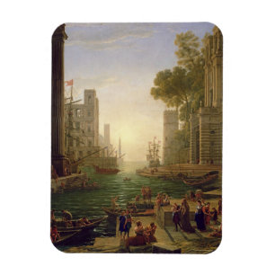 Magnet Flexible Embarquement de St Paula Romana chez Ostia,