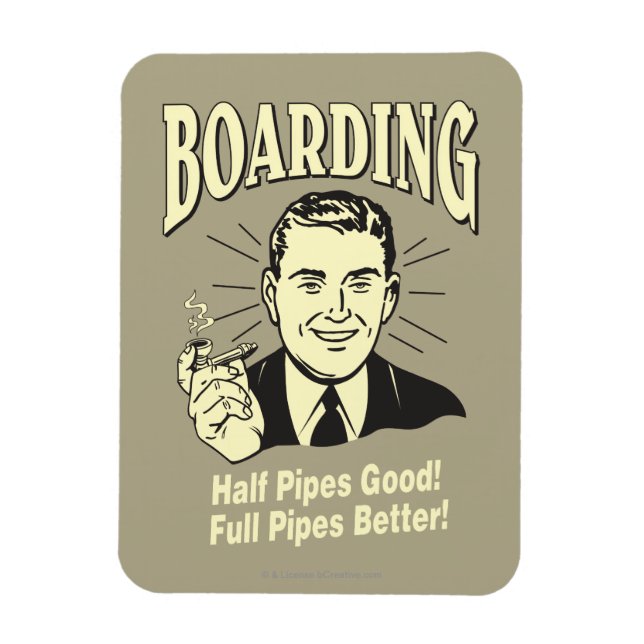 Magnet Flexible Embarquement : Moitié Pipe's Bon Full Better (Vertical)