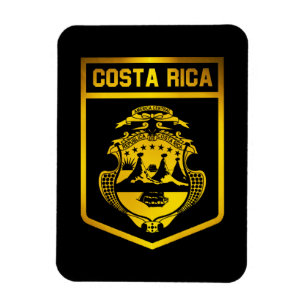 Magnet Flexible Emblem du Costa Rica