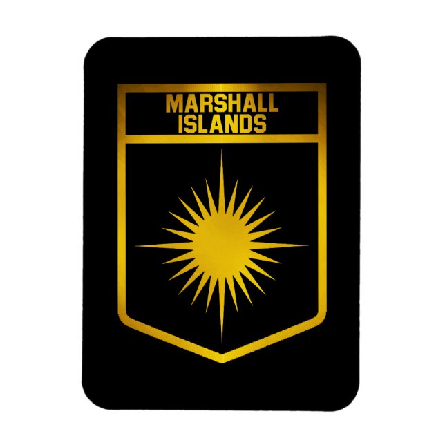 Magnet Flexible Emblème des Îles Marshall (Vertical)