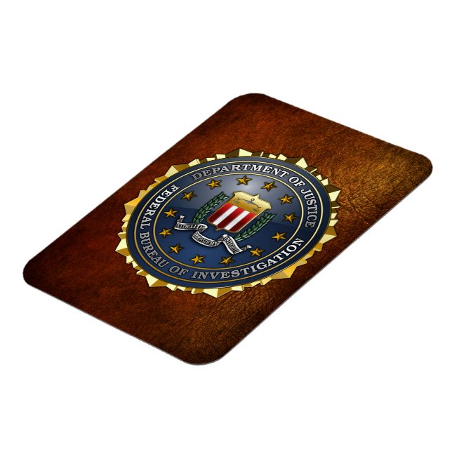Magnet Flexible Emblème du FBI (Côté Gauche)