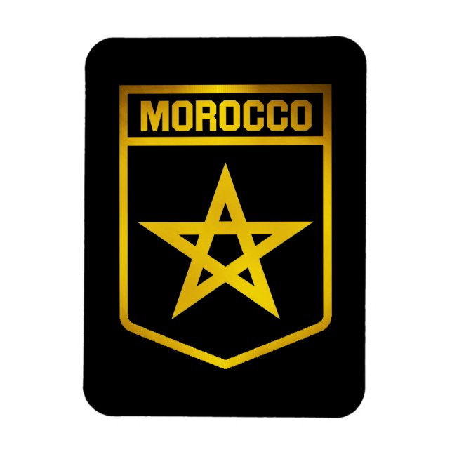 Magnet Flexible Emblème du Maroc (Vertical)
