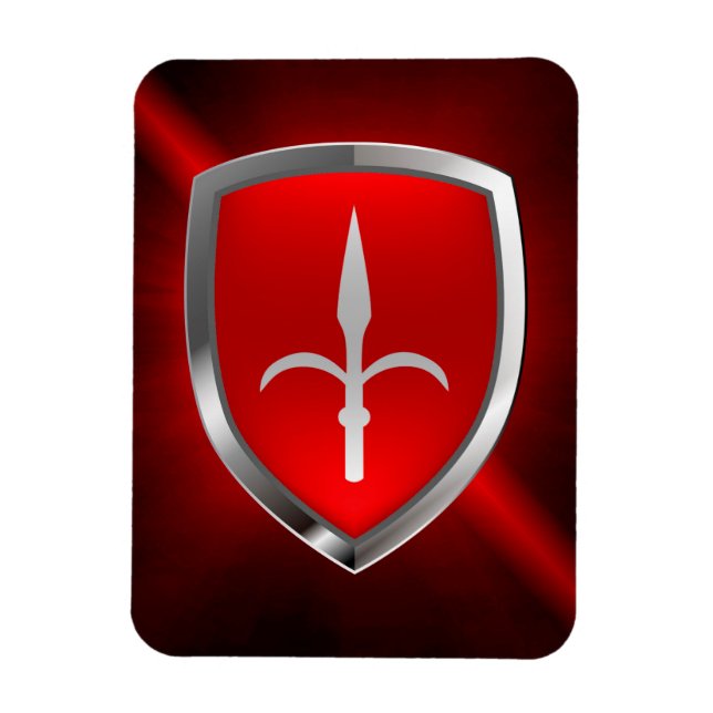 Magnet Flexible Emblème métallique de Trieste (Vertical)