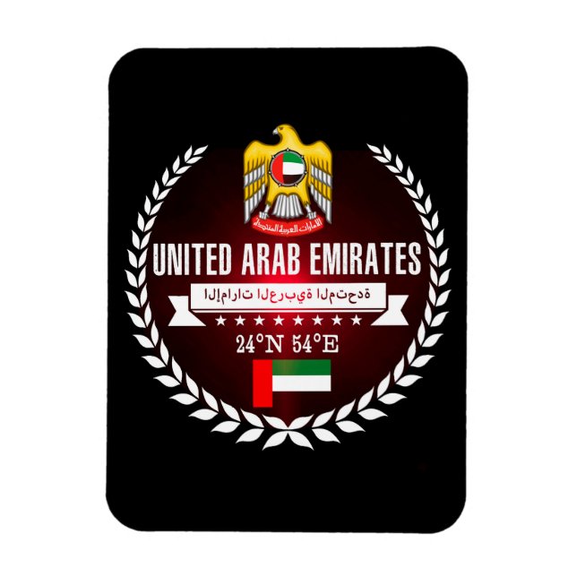 Magnet Flexible Émirats arabes unis (Vertical)