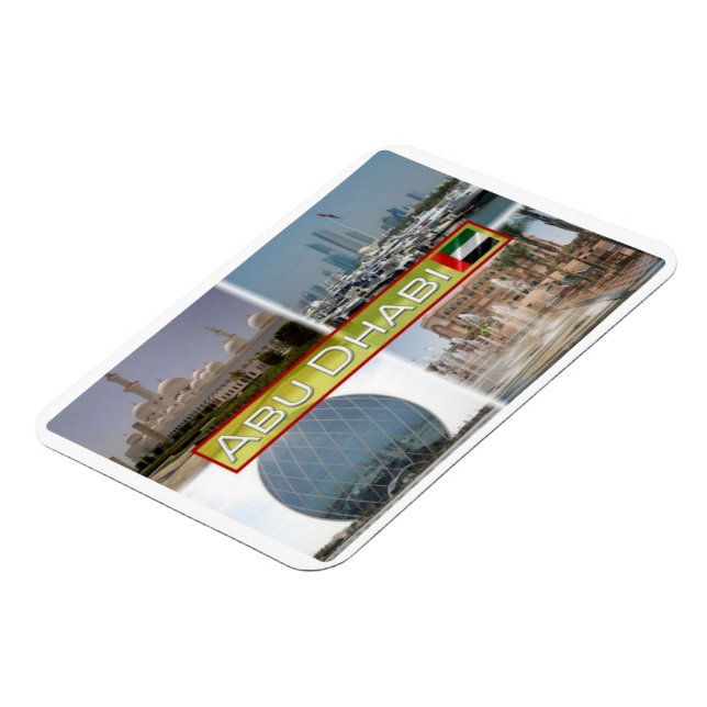 Magnet Flexible Émirats arabes unis - Abou Dhabi - (Côté Gauche)