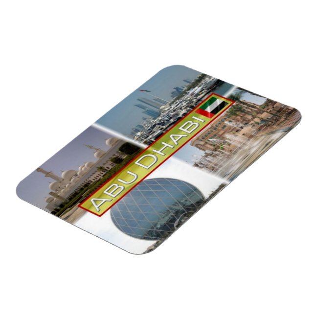Magnet Flexible Émirats arabes unis - Abou Dhabi - (Côté Gauche)
