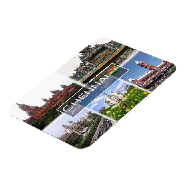 Magnet Flexible EN Inde - Chennai Madras - (Côté Gauche)