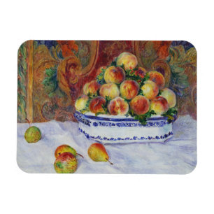 Magnet Flexible Encore la vie avec les pêches, Renoir