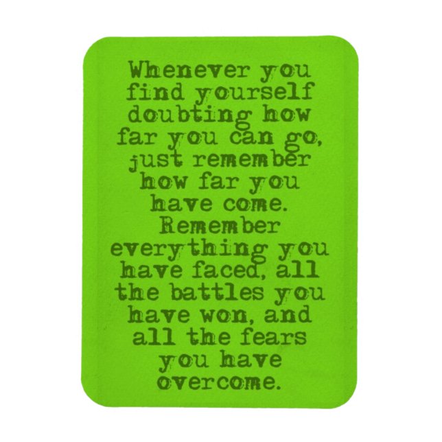 MAGNET FLEXIBLE ENCOURAGEMENT CITE À QUEL POINT VOUS ÊTES DEVENU M (Vertical)