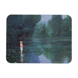Magnet Flexible Enfant pêchant 1989