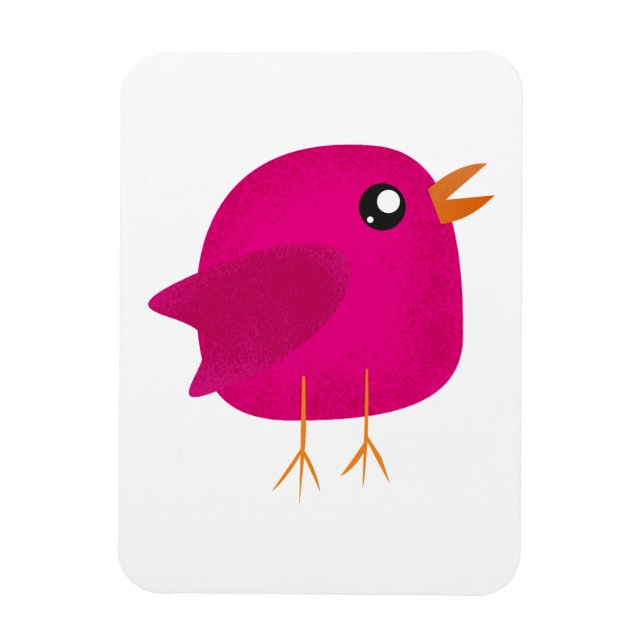 Magnet Flexible Enfants oiseau mignon    (Vertical)