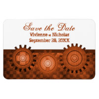 Engrenages Steampunk Enregistrer la date Flexi Mag