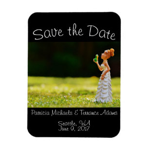 Magnet Flexible Enregistrer la date Princesse Frog
