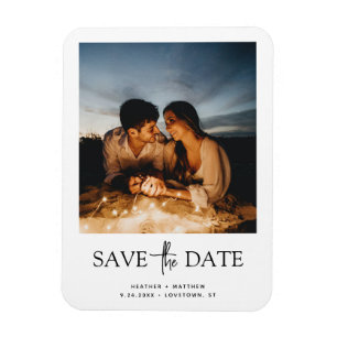 Magnet Flexible Enregistrer l'aimant du Mariage de photos Date