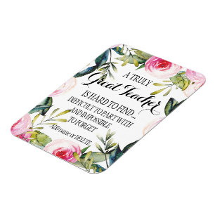 Magnet Flexible Enseignant Merci Script Appréciation Cadeau