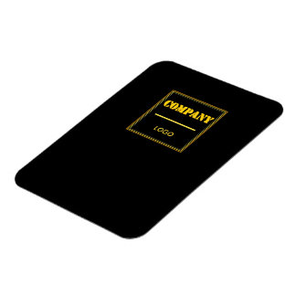 Magnet Flexible Entreprise personnalisée noire moderne personnalis