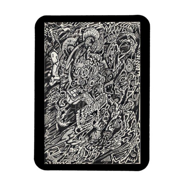 Magnet Flexible Entrez, L'Homme Microdot (Vertical)