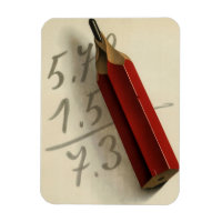 Équation mathématique avec crayon rouge, entrepris