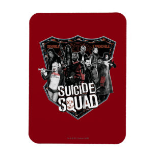 Magnet Flexible Équipe de suicide   Badge de groupe photo