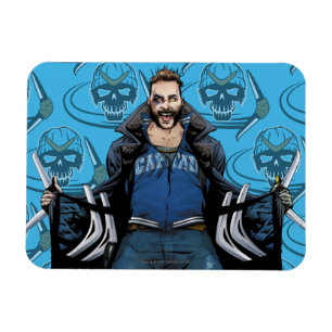 Magnet Flexible Équipe de suicide Boomerang Comic Book Art