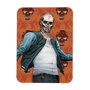 Magnet Flexible Équipe de suicide El Diablo Comic Book Art