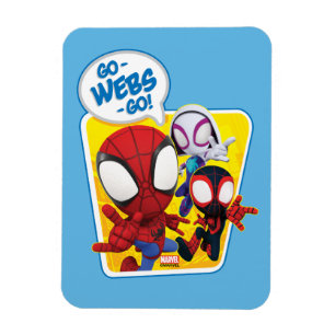 Magnet Flexible Équipe Spidey : Go-Webs-Go!