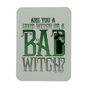 Magnet Flexible Es-Tu Une Bonne Sorcière Ou Une Mauvaise Sorcièr