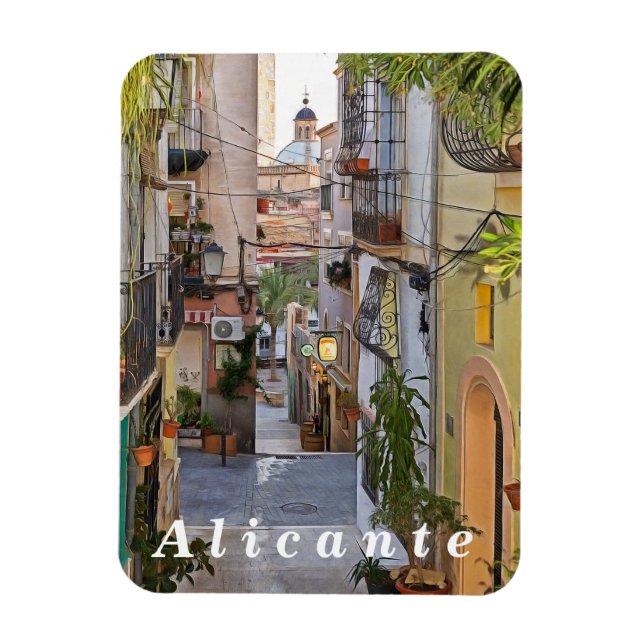 Magnet Flexible Espagne. Alicante. n° 15. (Vertical)