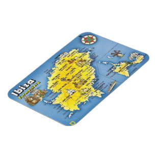 Magnet Flexible Espagne - Baléares - Ibiza - Eivissa -