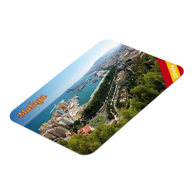 Magnet Flexible Espagne - Malaga - (Côté Gauche)