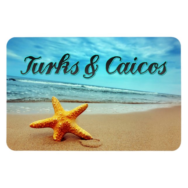 Magnet Flexible Estarfish Turks & Caicos (Horizontal)