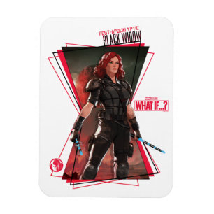 Magnet Flexible Et si…?   Black Widow post-apocalyptique du sablie