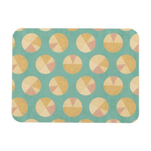 Magnet Flexible Étape motif orange et vert de   de Geo de