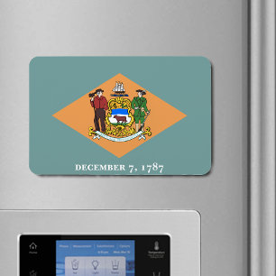 Magnet Flexible État du drapeau du Delaware